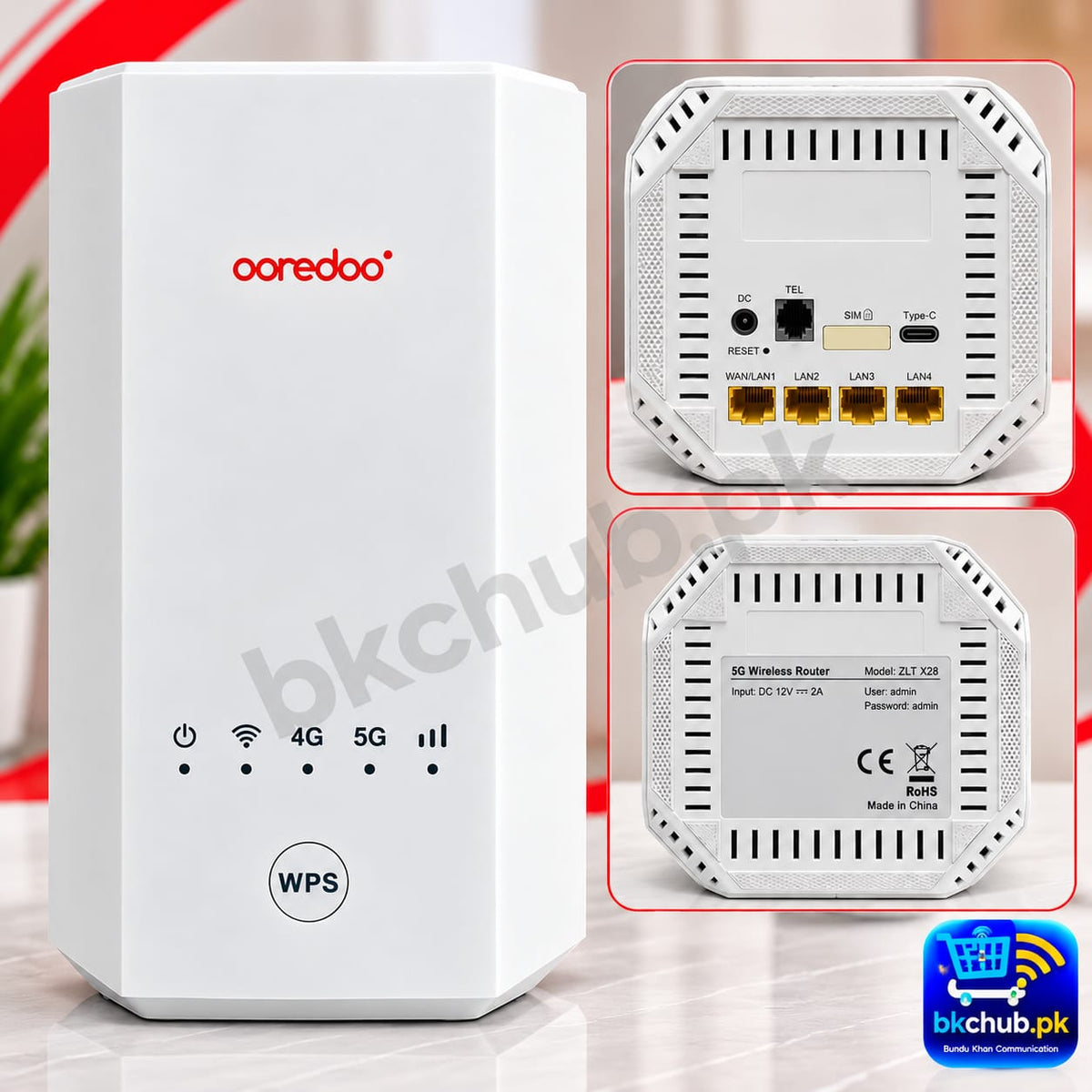 Ooredoo ZLT X28 5G Wireless Router
