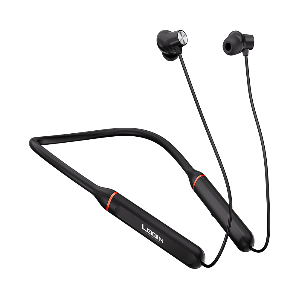 LOGIN L-261 Drave Black Wireless Neckband